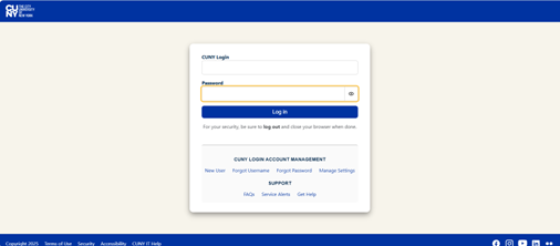 CUNYfirst login
